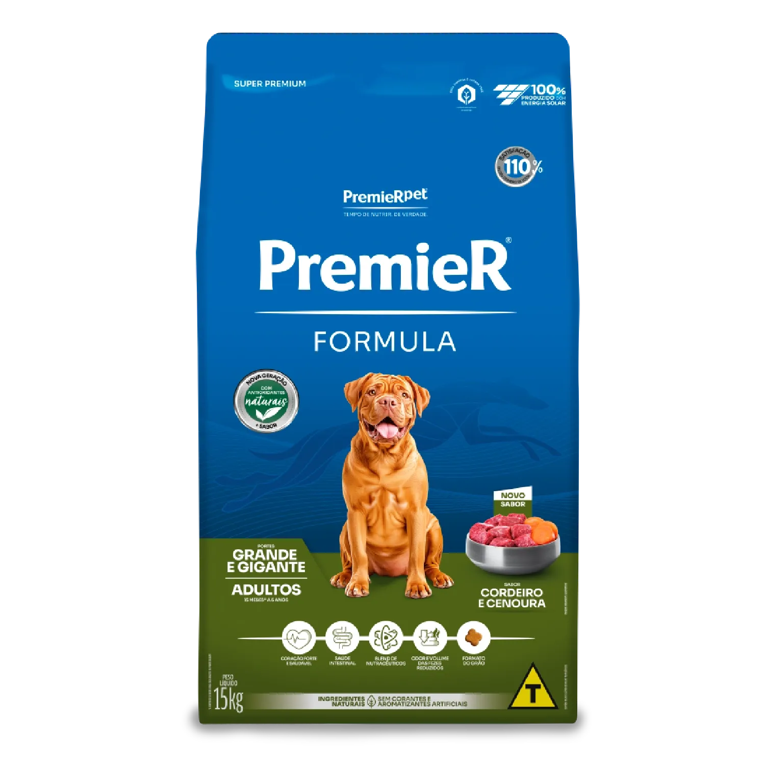 Ração Premier Formula Cães Adultos Raças Grandes e Gigantes Cordeiro